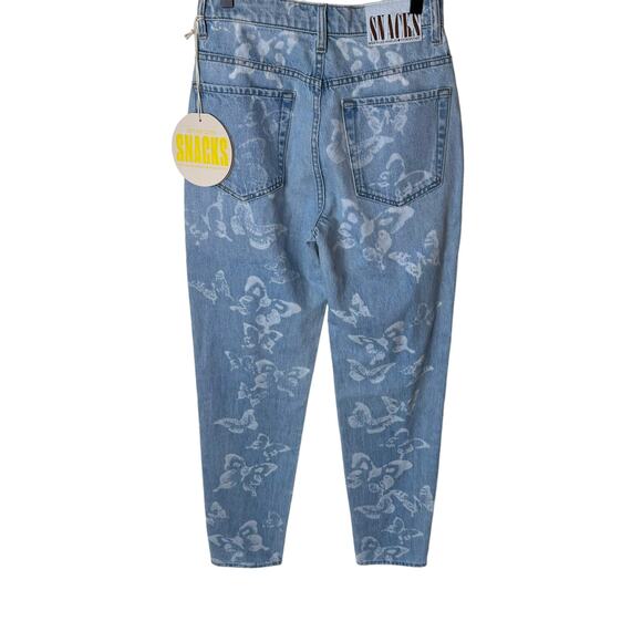 MOTHER SNACKS High Waisted Twizzy Skimp Bread & Butterfly Jeans Size 27 NWT - Picture 5 of 16